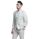 Men's Skinny Fit 2pc Linen Suit