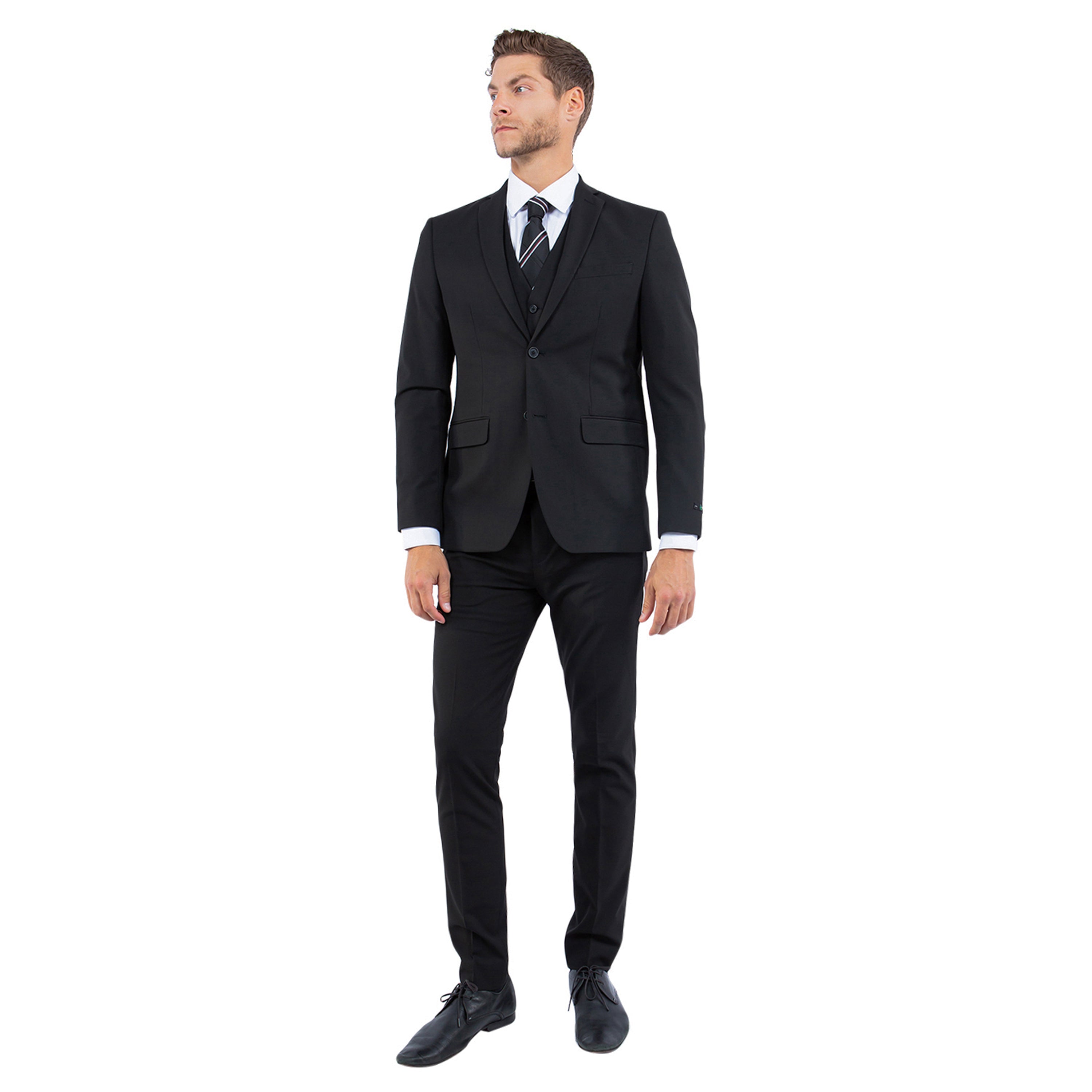 4-Way Stretch Mens 3pc Suit Set (Made to Move) – Franky Fashion