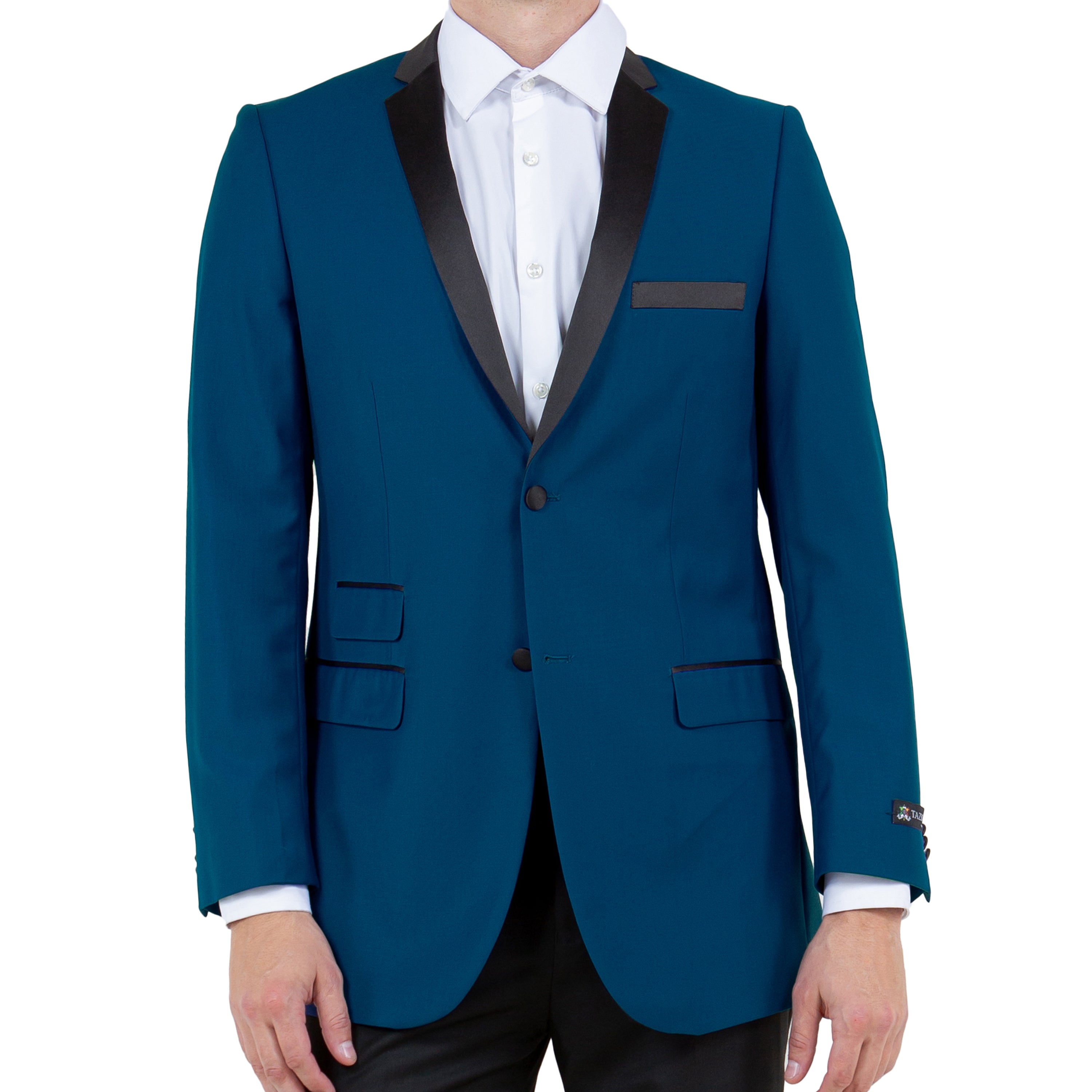 Men's Slim-Fit Tuxedo Sport Coat w/ Satin Notch Lapel