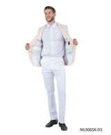 Mens Peak Lapel Blazer Only Solid Pattern