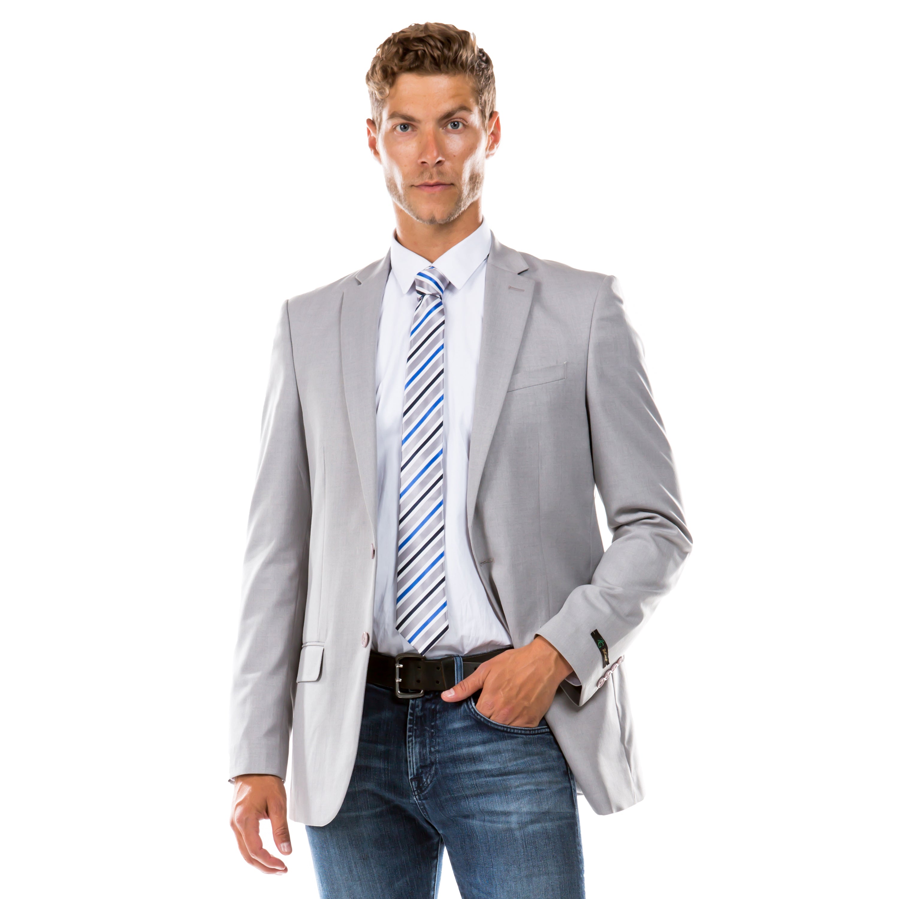 Men's Tailored-Fit Suits Separates Jacket