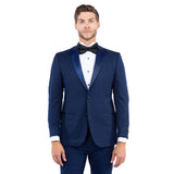 Men's Tailored-Fit Suits Separates Tuxedo Jacket w/ Notch Lapel