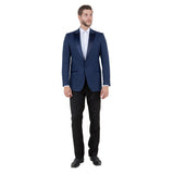 Men's Tailored-Fit Suits Separates Tuxedo Jacket w/ Peak Lapel
