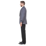Men's 3pc Tuxedo w/ Satin Shawl Collar & Expandable Clip Pants
