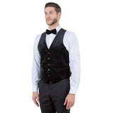 Men's Slim-fit Velvet Suits Separates, Vest And Bowtie