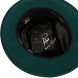 Madison Fine Australian Wool Fedora Hat – Statement Luxury | Green | WH-105