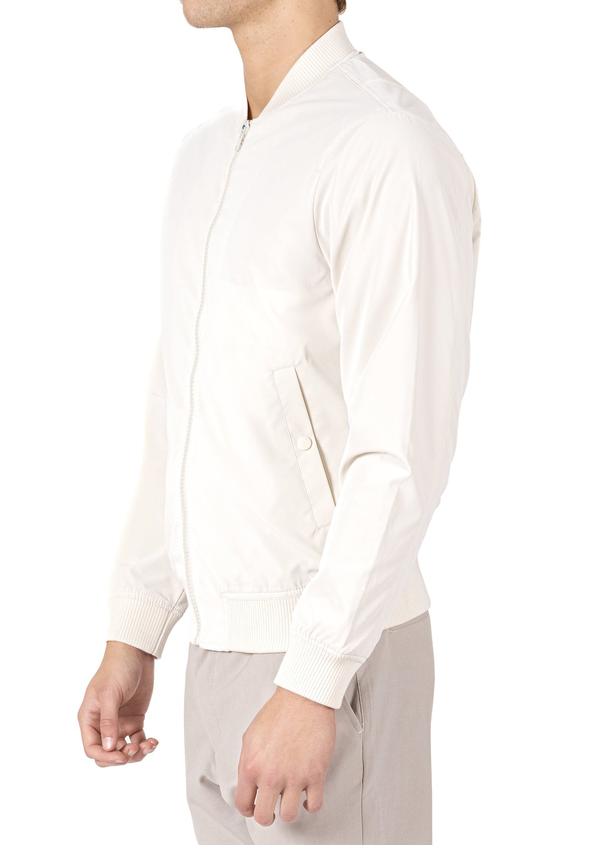 Men’s Off-White Light Fall Jacket – Tailored Fit | BESPOKE 234110