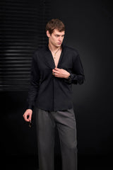 Noir Essence L/S SHIRT BLACK