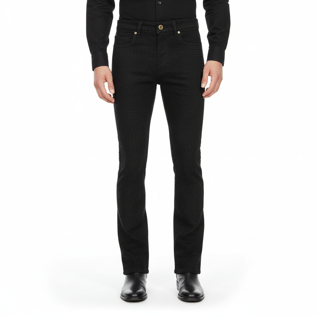 HERITAGE FIT DENIM – CENTURY PENTHOUSE COLLECTION BLACK PANT