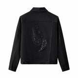 Eminence Paisley Denim Jkt – Century Penthouse BLACK