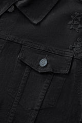 Eminence Paisley Denim Jkt – Century Penthouse BLACK