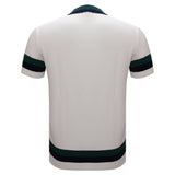 Heritage Stripe Knit Polo WHITE