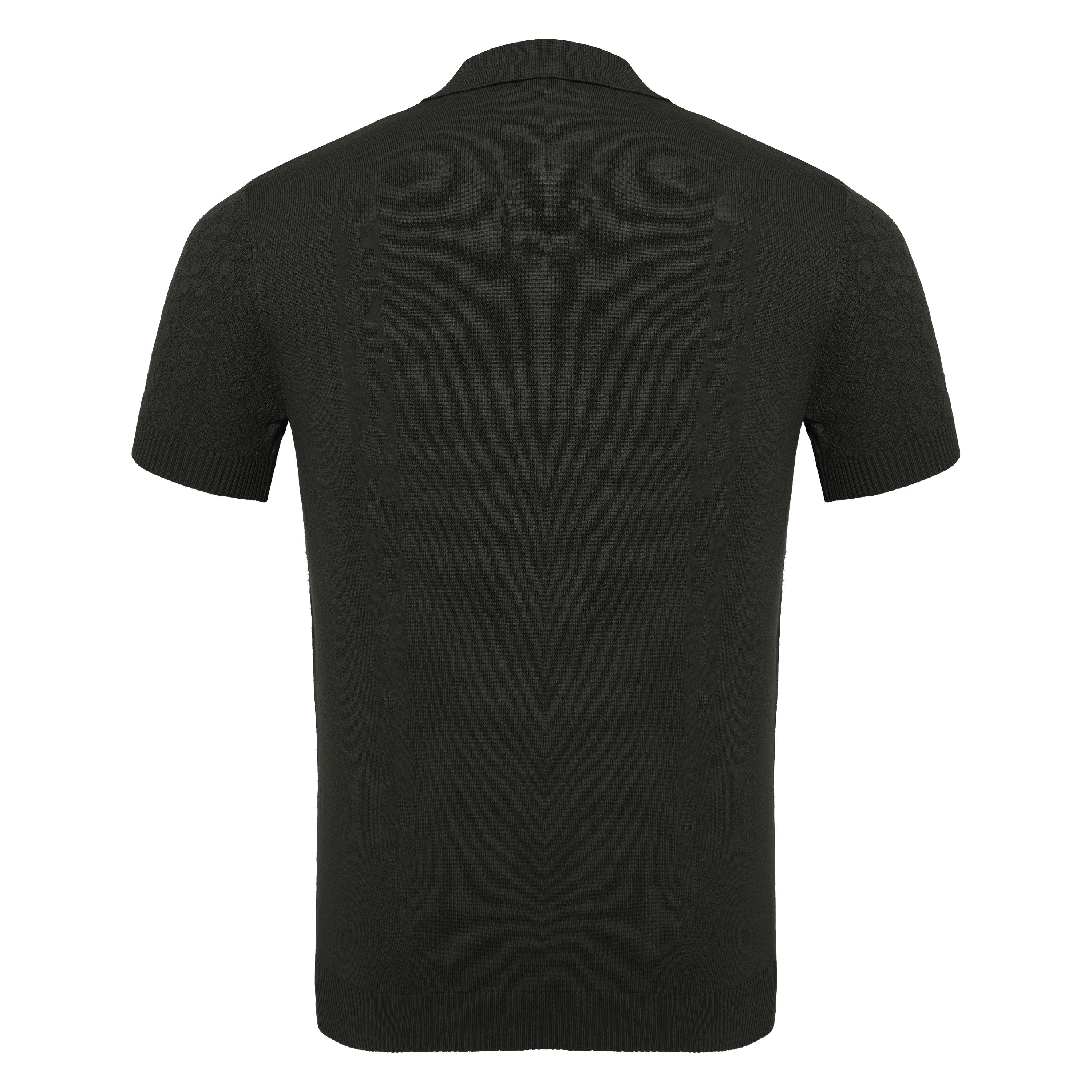 Elevare Knit Polo BLACK