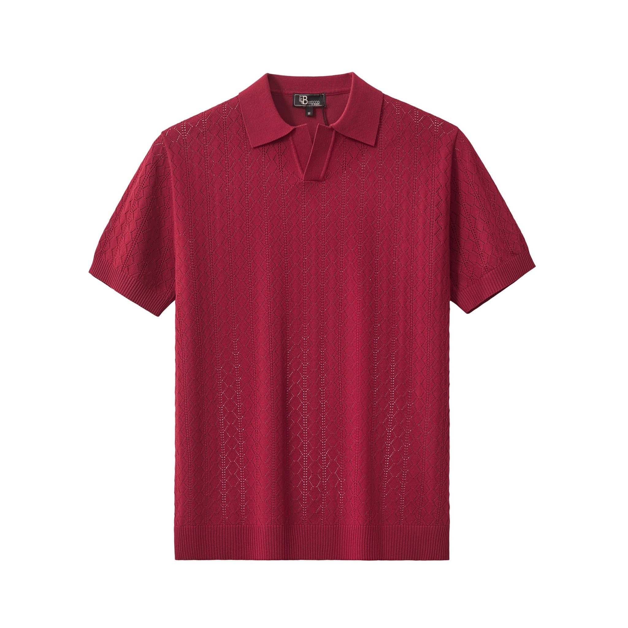 Elevare Knit Polo RED