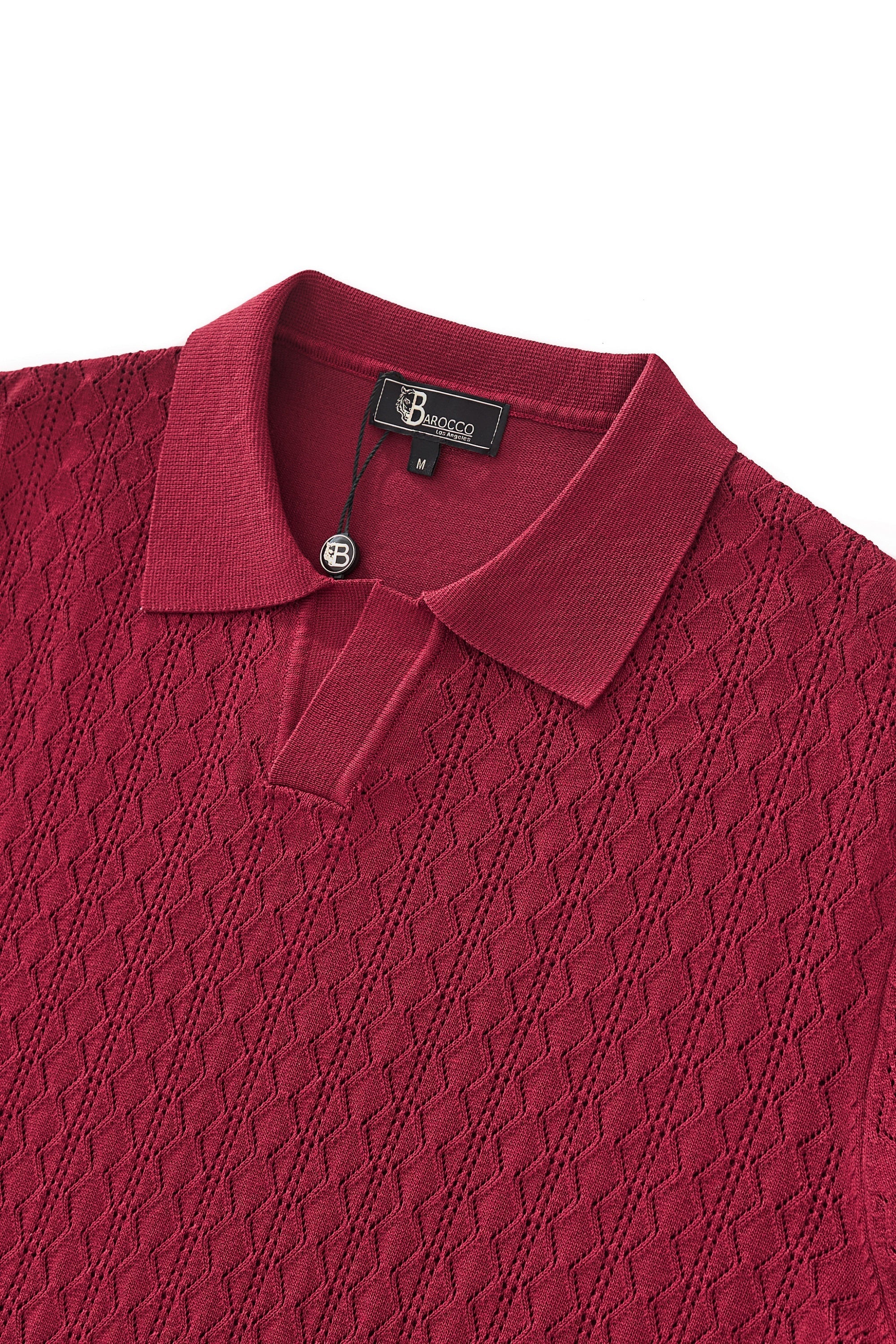 Elevare Knit Polo RED