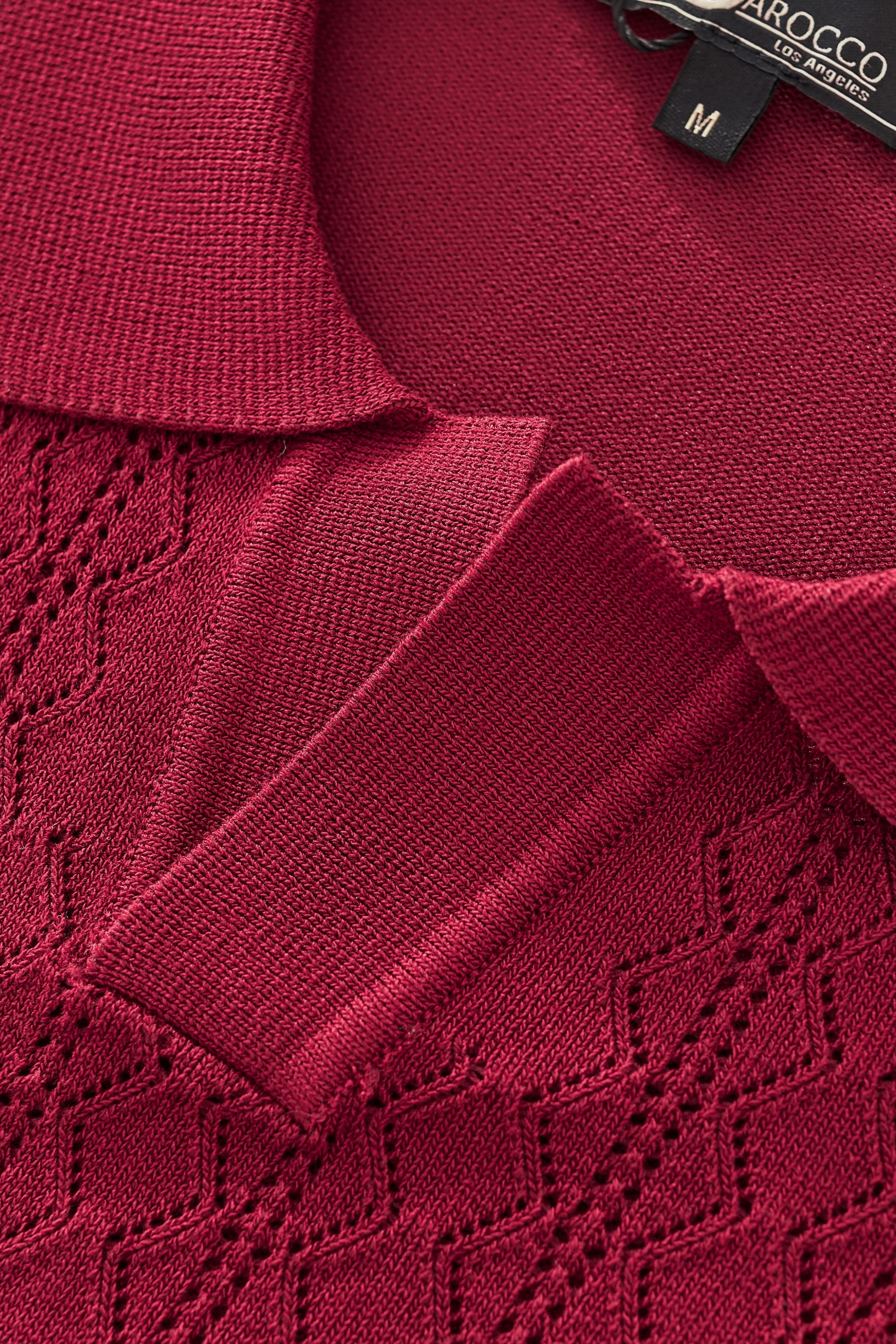 Elevare Knit Polo RED