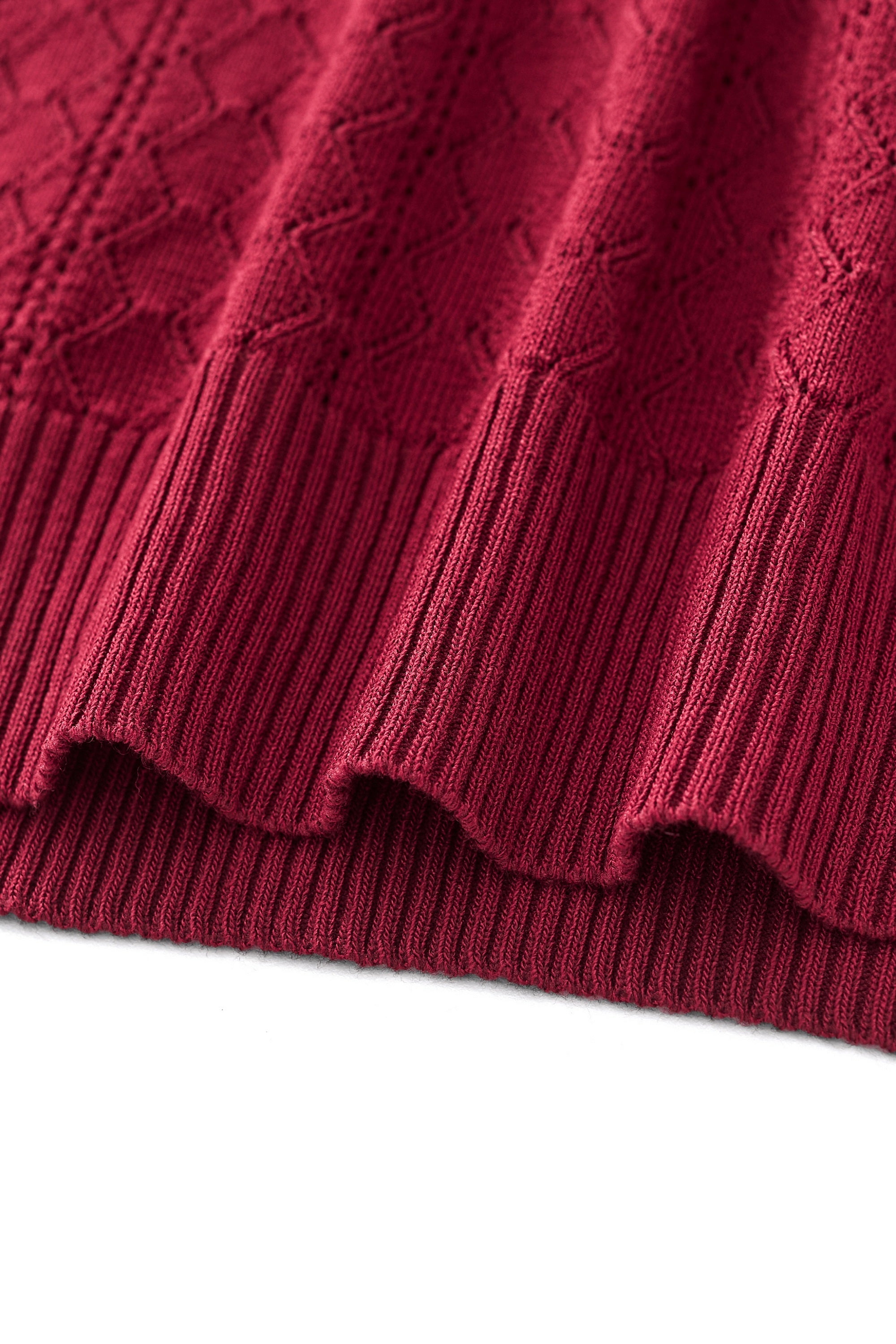 Elevare Knit Polo RED