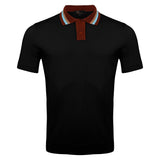 Regent Luxe Knit Polo BLACK