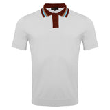 Regent Luxe Knit Polo WHITE