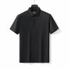 Geo Texture Stitchless Polo BLACK