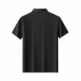 Stride Contrast Collar Polo BLACK