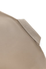 Barocco Stride Contrast Collar Men's Polo - Khaki