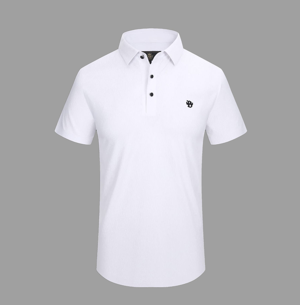 Barocco Vector Performance Men's Polo - White