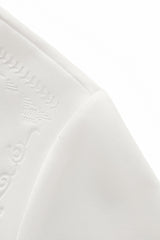 Ornate Trim Polo WHITE
