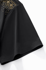 Lustre Trim Polo BLACK/GOLD
