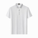 Lustre Matrix Polo WHITE/SILVER