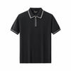 Urban Pulse Zip Polo BLACK