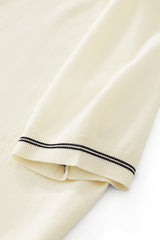 Urban Pulse Zip Polo IVORY