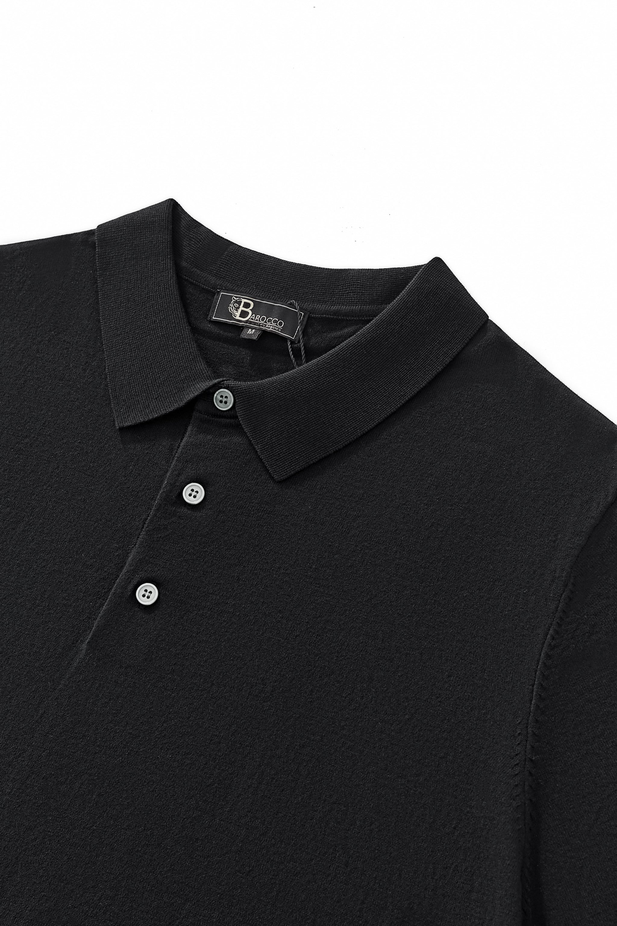 Everyday Luxe Polo BLACK