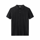 MetroLine Button Polo BLACK