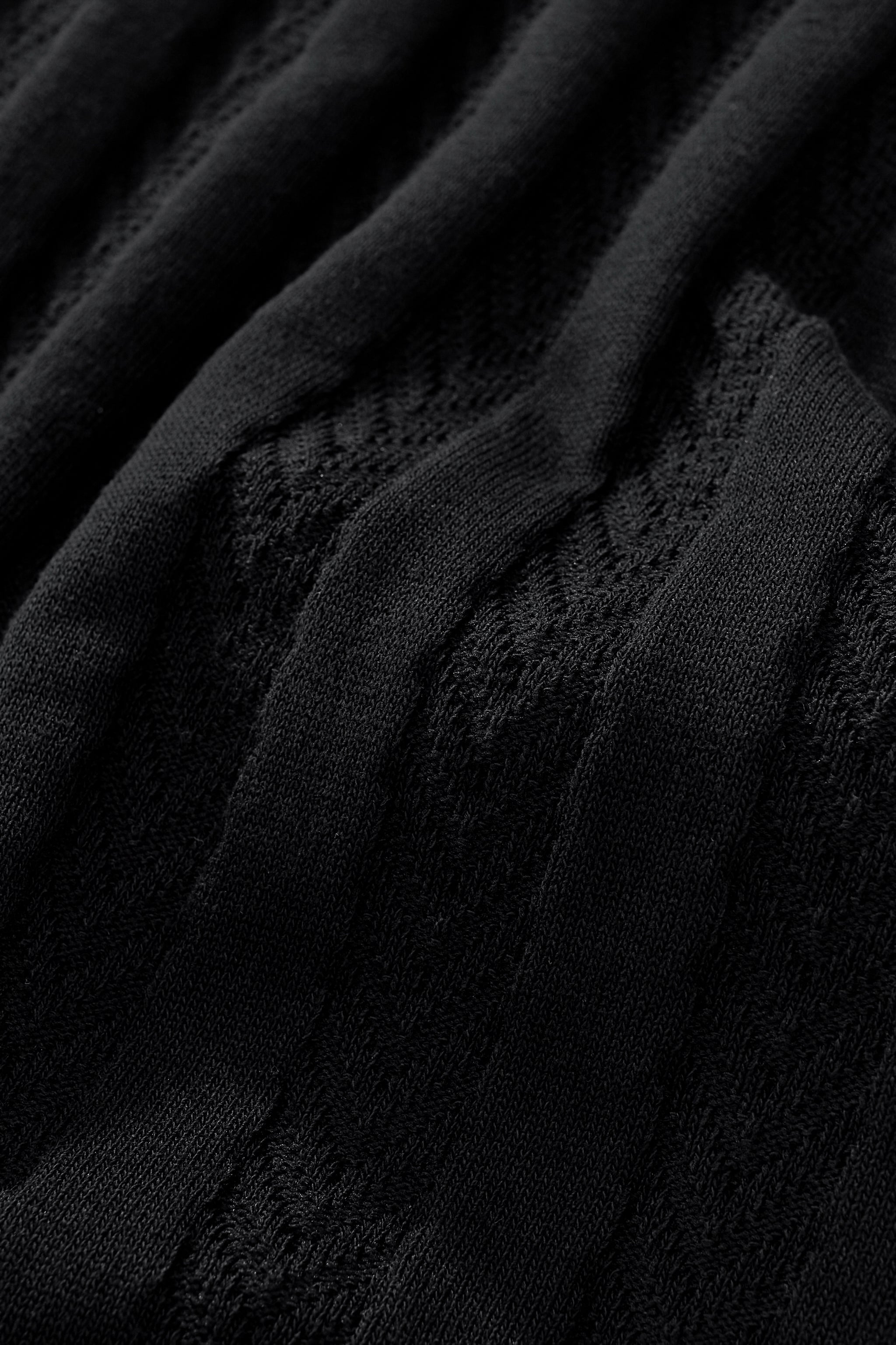 MetroLine Button Polo BLACK