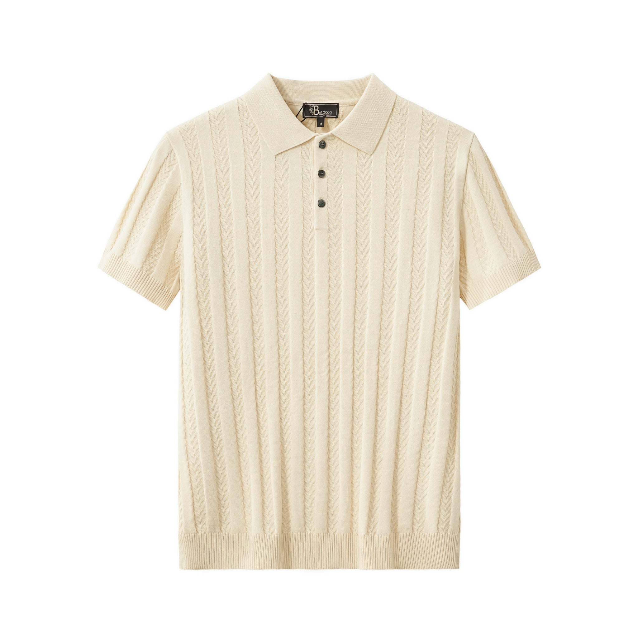 MetroLine Button Polo KHAKI