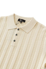 MetroLine Button Polo KHAKI