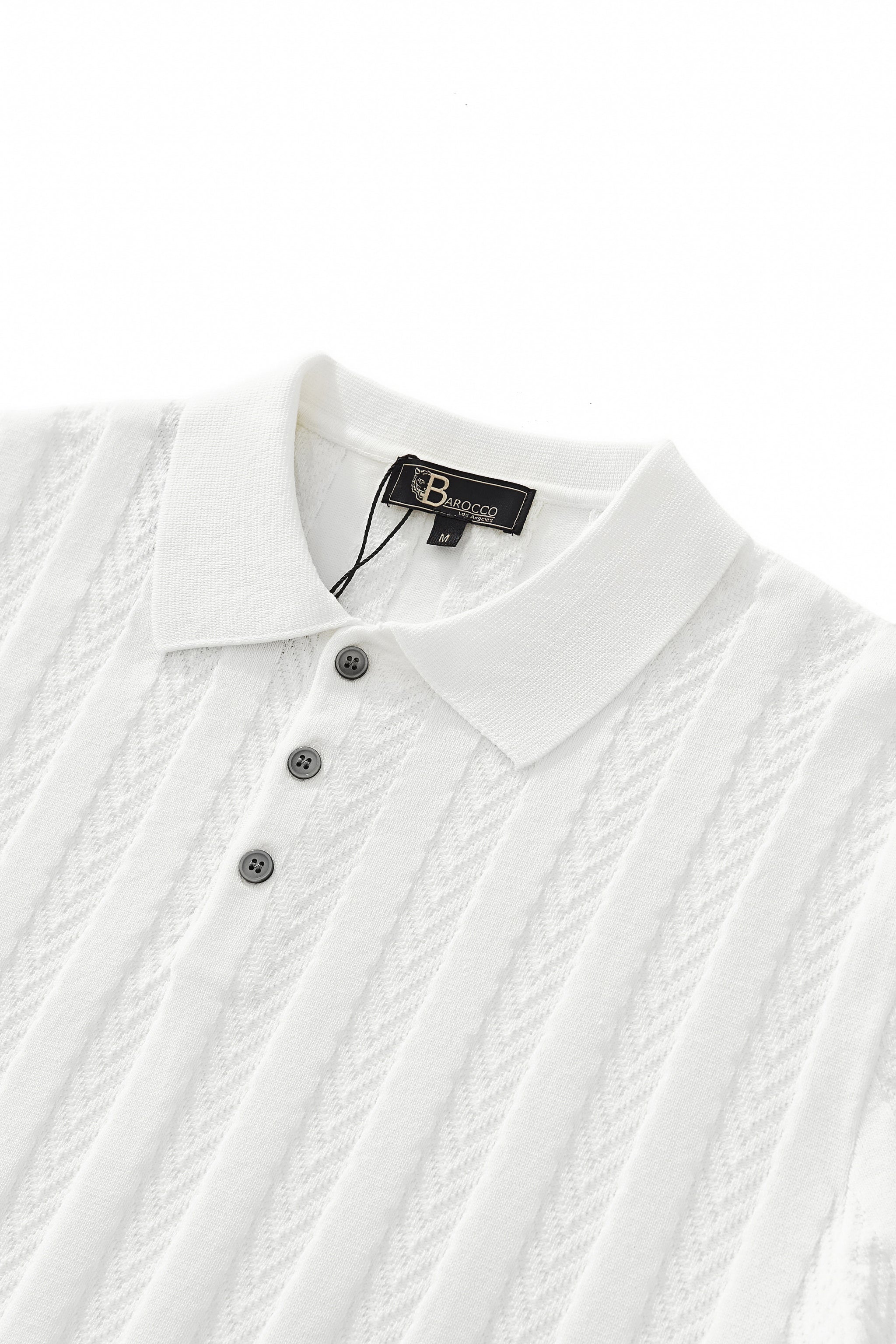 MetroLine Button Polo WHITE