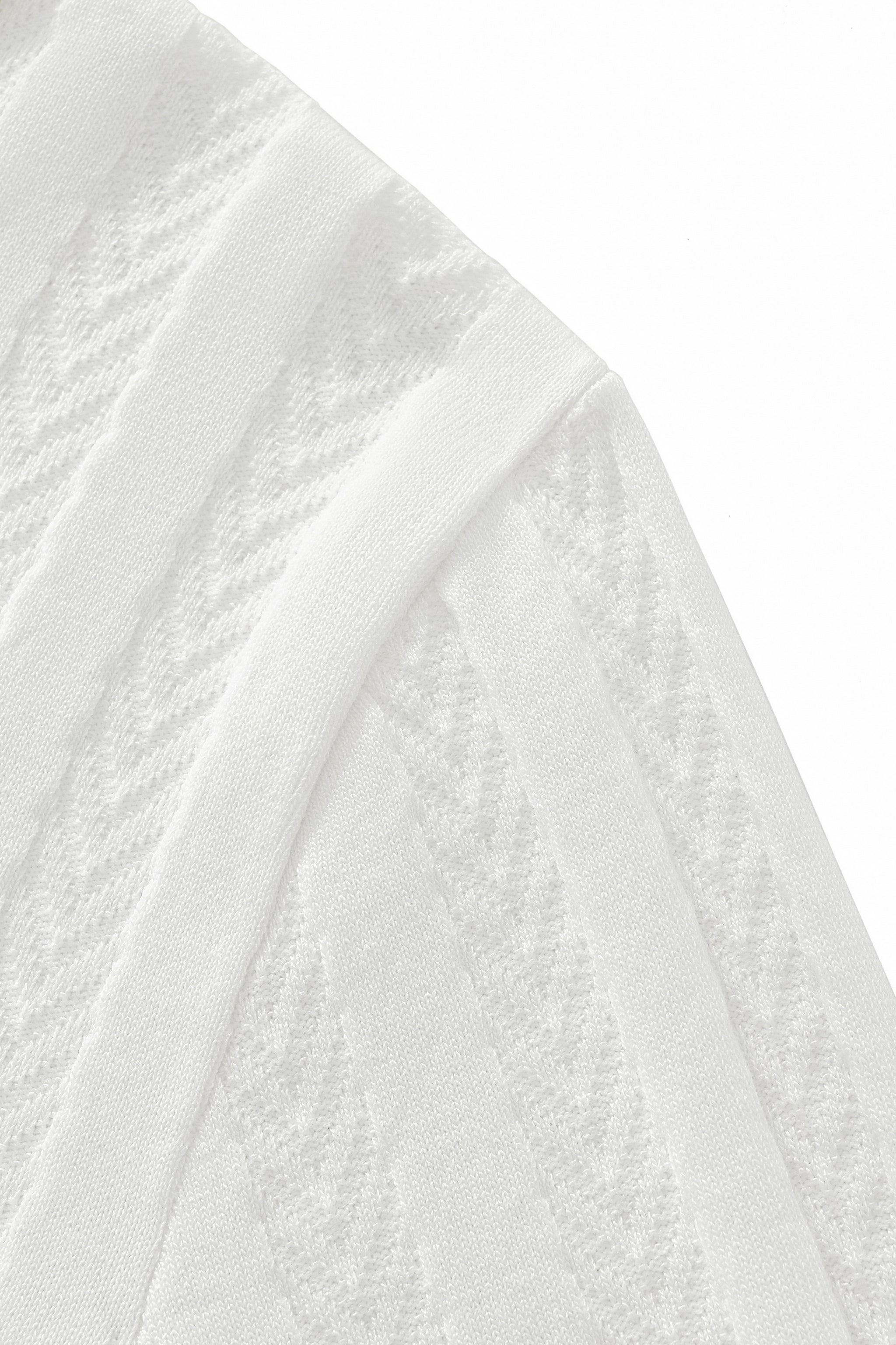 MetroLine Button Polo WHITE