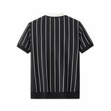 ModStripe Knit Shirt BLACK
