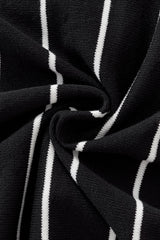 ModStripe Knit Shirt BLACK