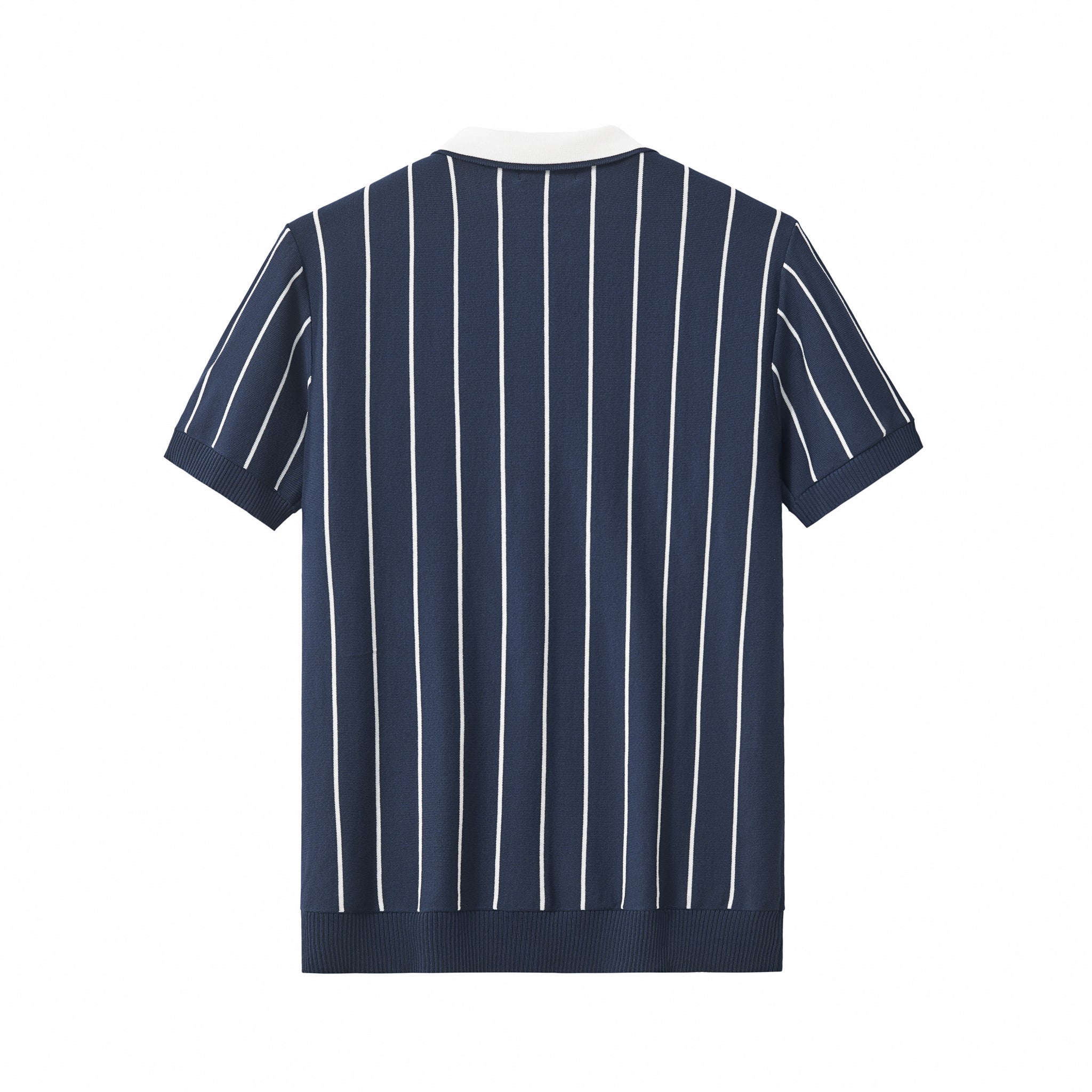 ModStripe Knit Shirt NAVY/WHITE