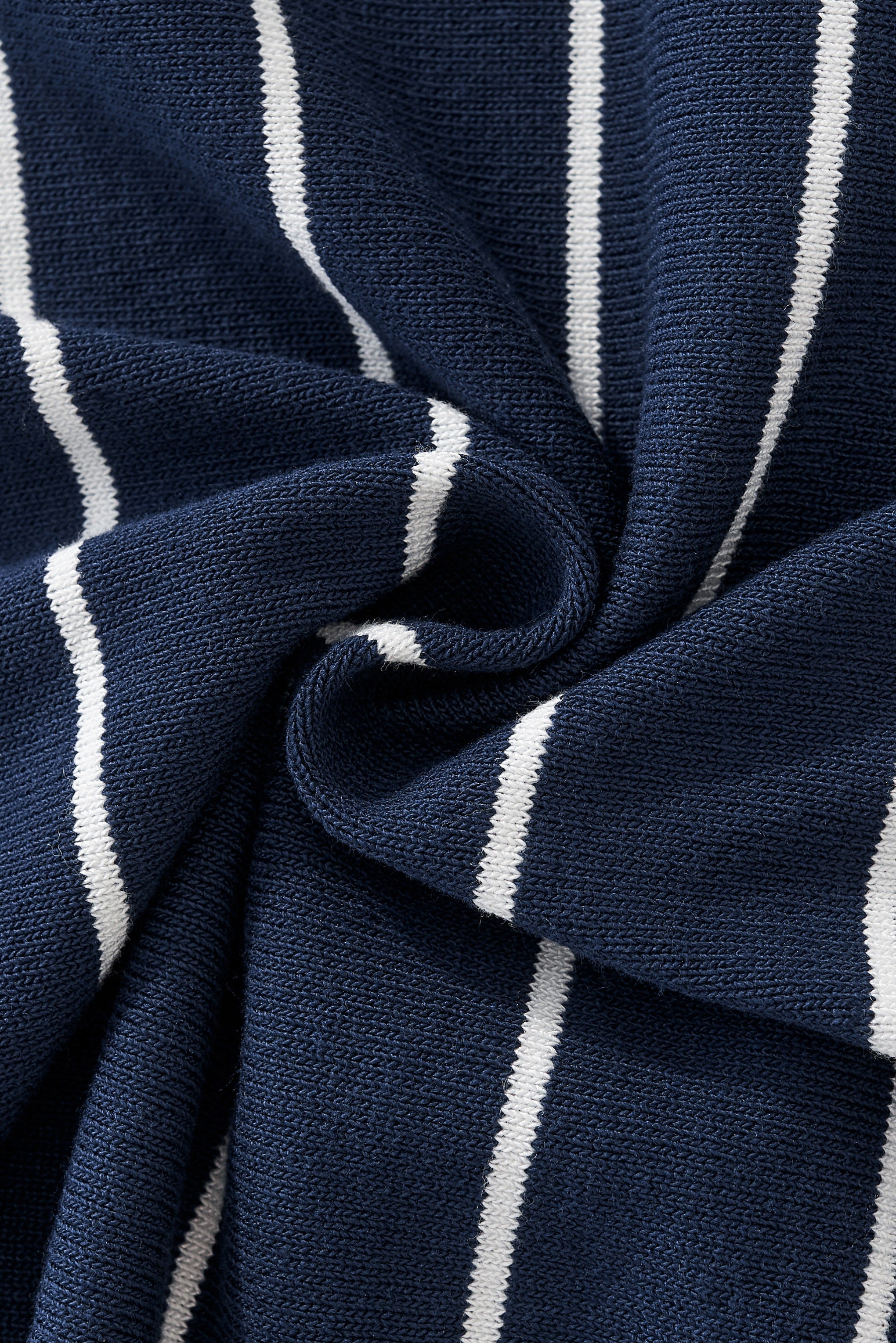 ModStripe Knit Shirt NAVY/WHITE