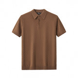 PrimeKnit Button Polo COFFEE