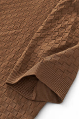 PrimeKnit Button Polo COFFEE