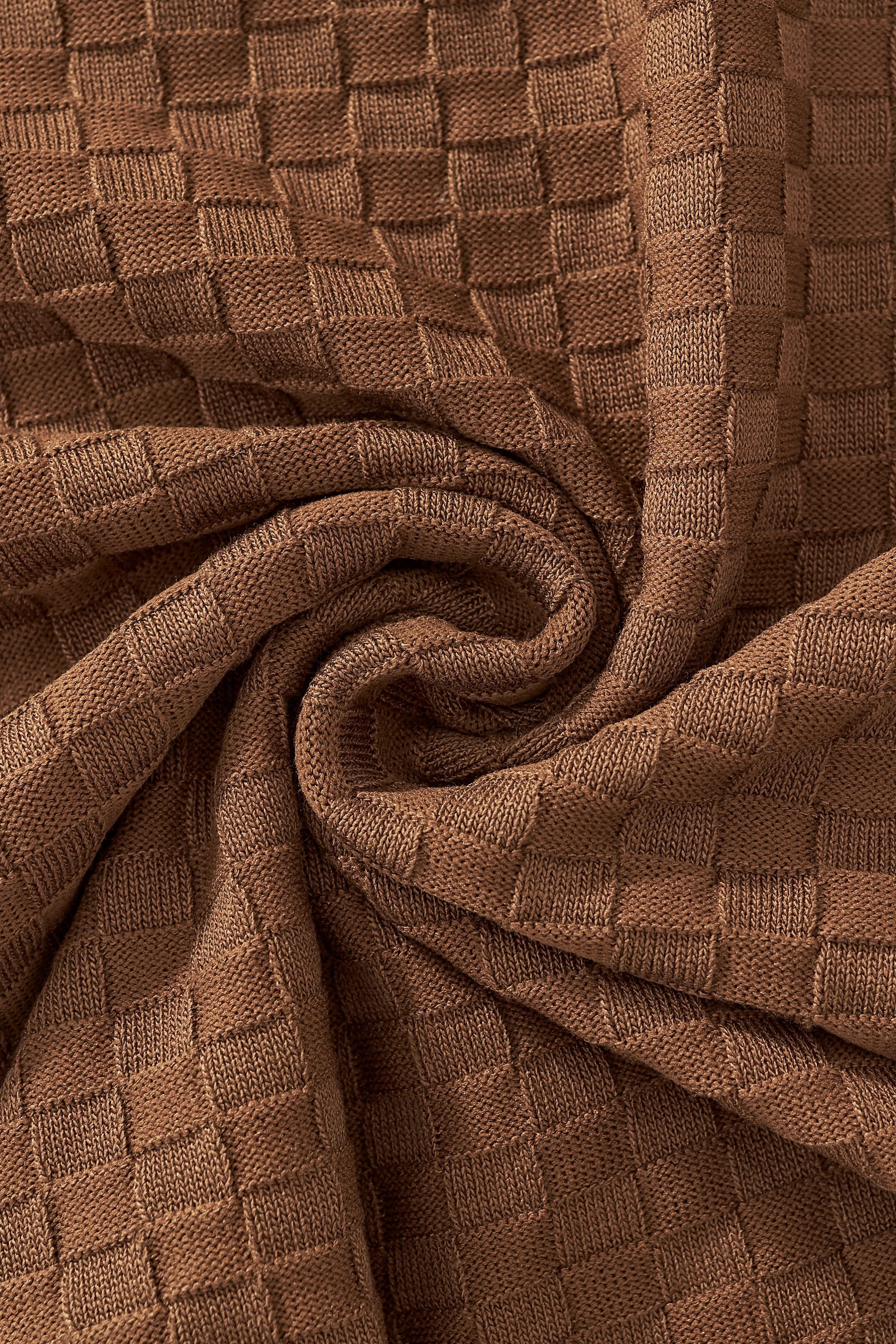 PrimeKnit Button Polo COFFEE