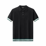 EdgeTrim Mesh Polo BLACK