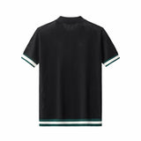 EdgeTrim Mesh Polo BLACK