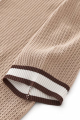 EdgeTrim Mesh Polo KHAKI