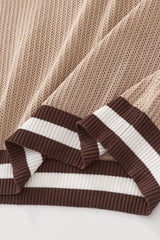 EdgeTrim Mesh Polo KHAKI